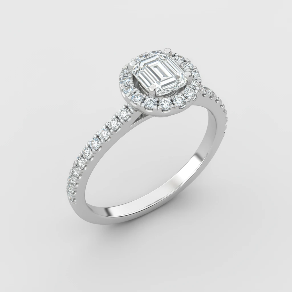 Amour • Solitaire • Emerald • Platinum