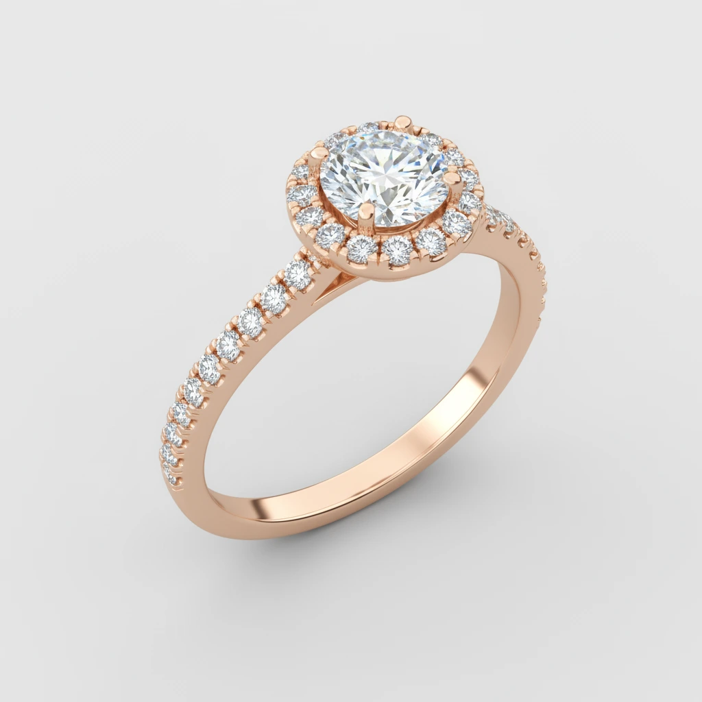 Amour • Solitaire • Pear • 14K Rose Gold
