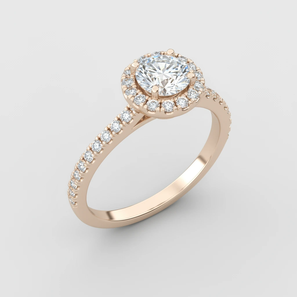 Amour • Solitaire • Pear • 9K White Gold