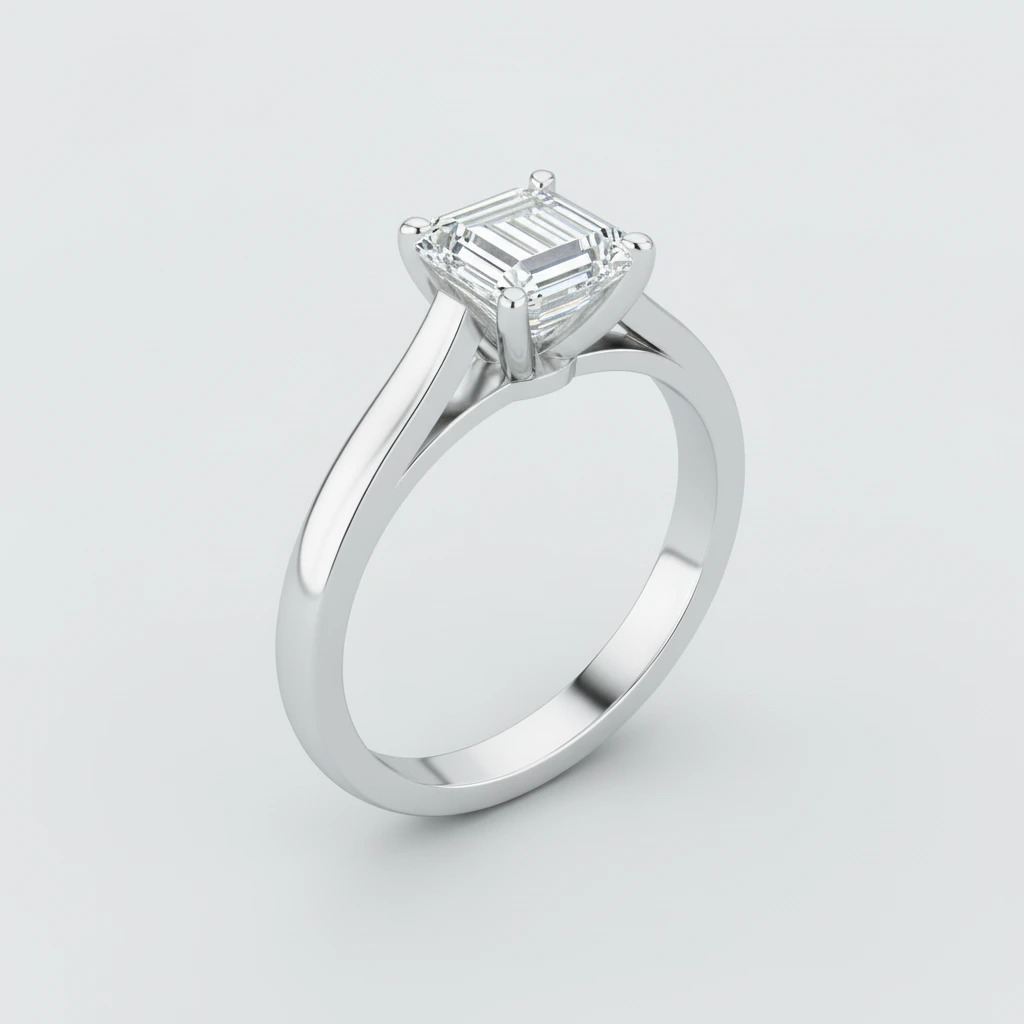 Celeste • Hidden Halo • Emerald • Platinum