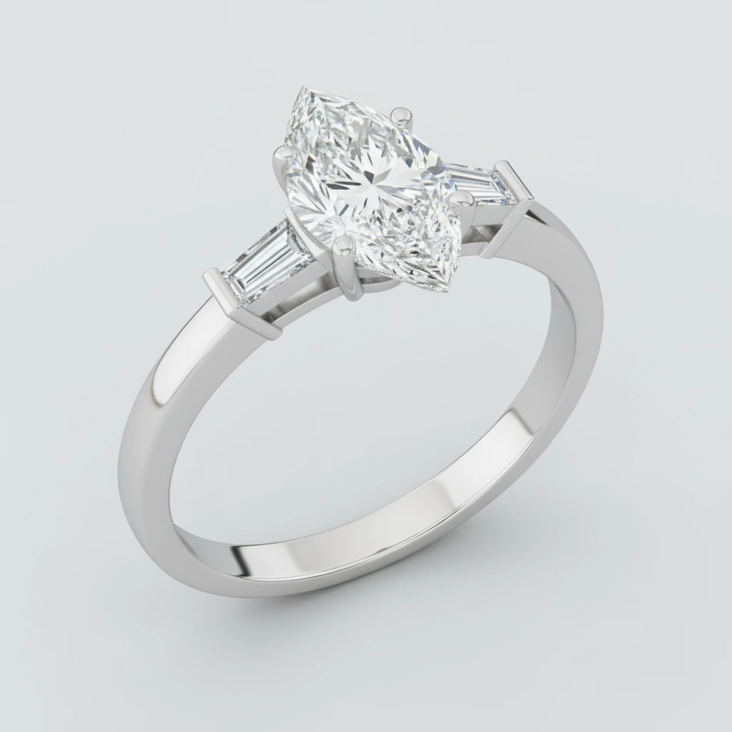 Eternal • Solitaire • Marquise • Platinum