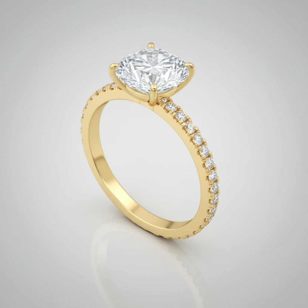 Lustre • Solitaire • Marquise • 18K Yellow Gold