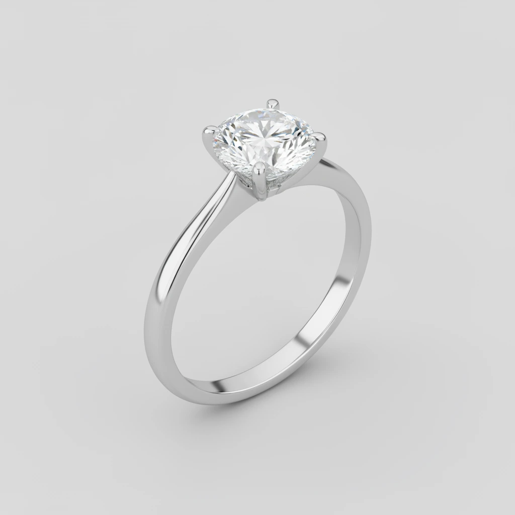 Sophia • Solitaire • Round • Platinum